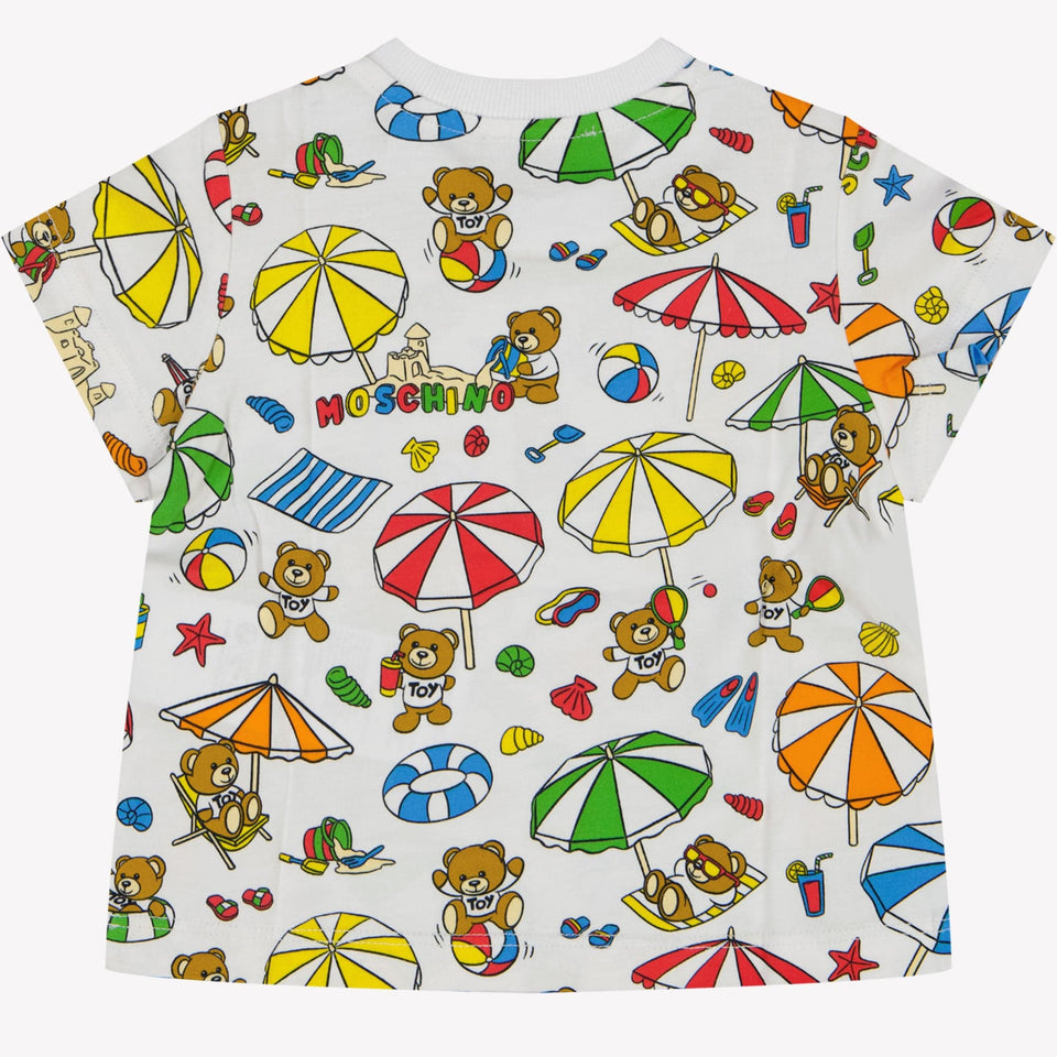 Moschino Baby Jongens T-Shirt Wit