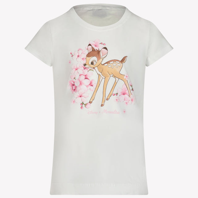 MonnaLisa Kids Girls in T-Shirt White