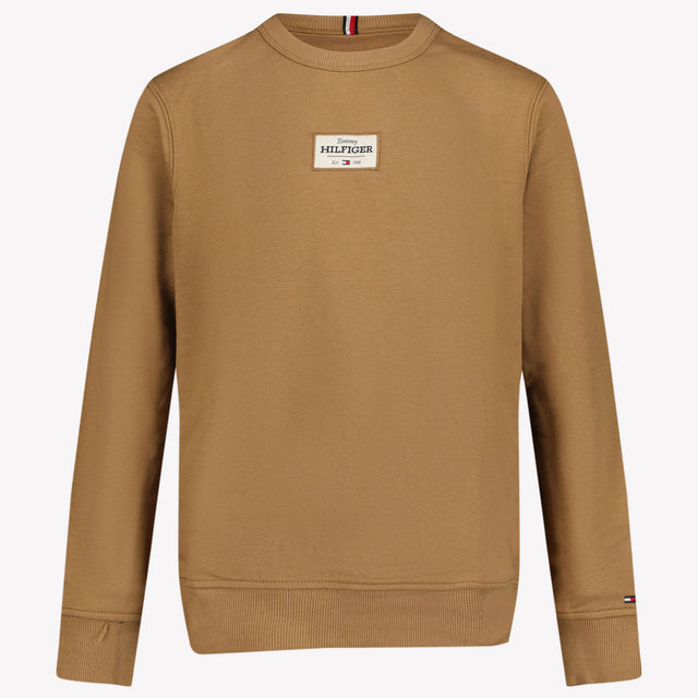 Tommy Hilfiger Kinder Jongens Trui Camel