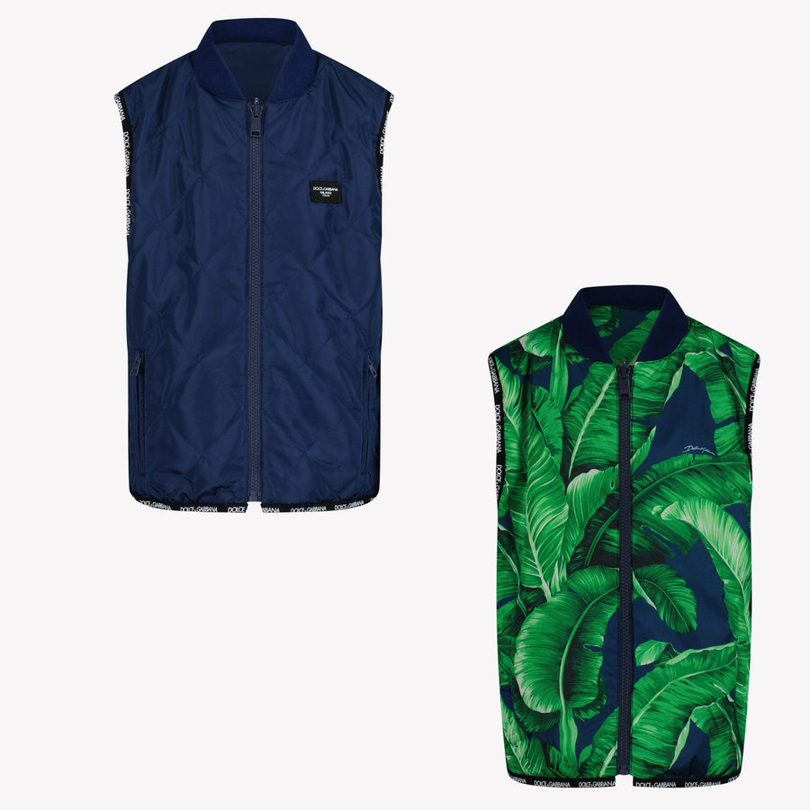 Dolce & Gabbana Kids Gilet Blue