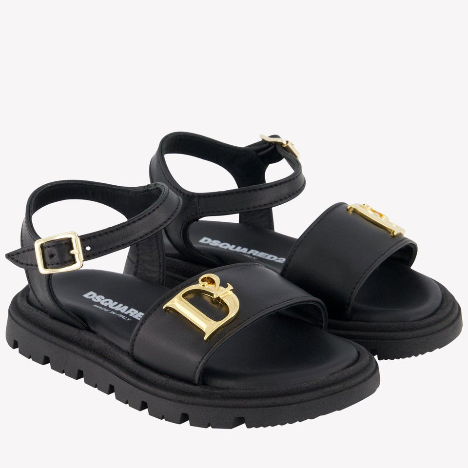 Dsquared2 Girls Sandals In Black