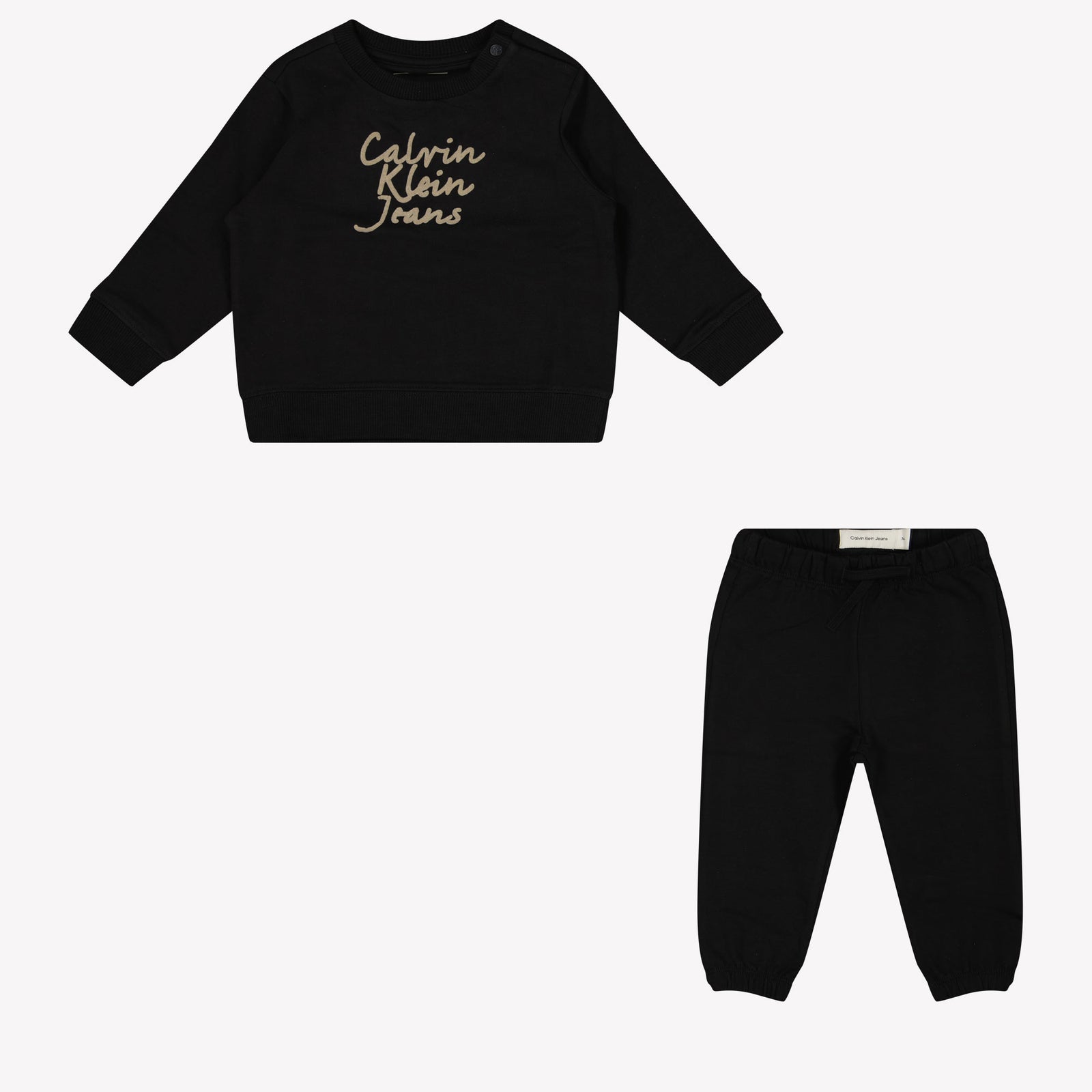 Calvin Klein Baby Unisex Tracksuit in Black