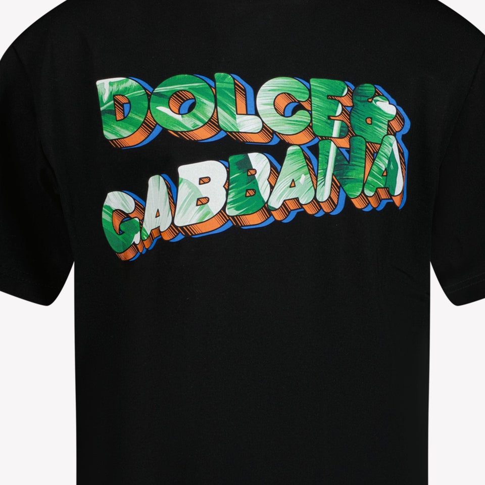 Dolce & Gabbana Kinder T-Shirt Zwart