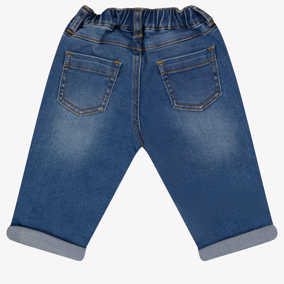 Moschino Baby Unisex Jeans Blauw