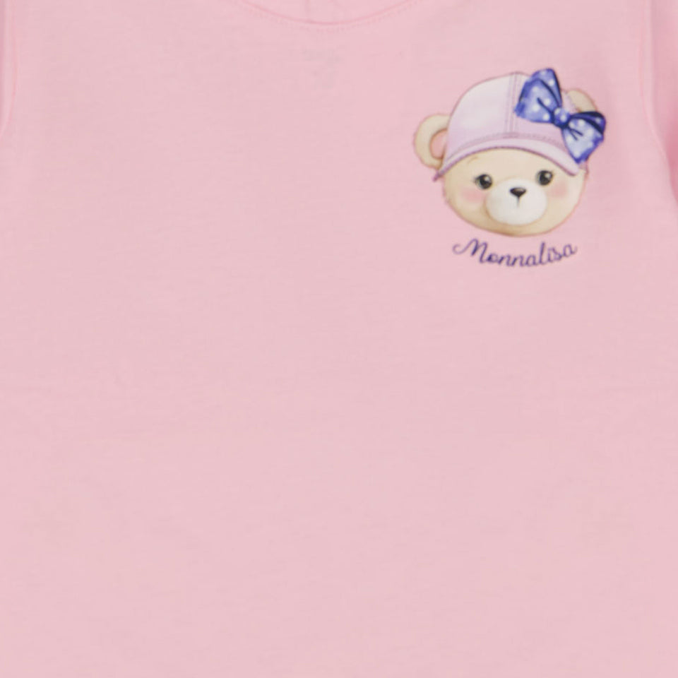 MonnaLisa Baby Girls T-shirt Light Pink