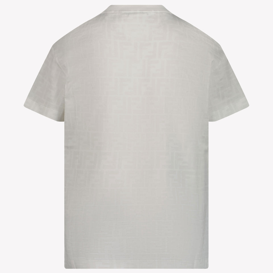 Fendi Kids Unisex T-shirt in White