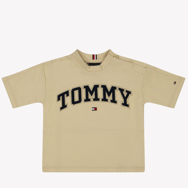Tommy Hilfiger Baby Jongens T-shirt Ecru 74