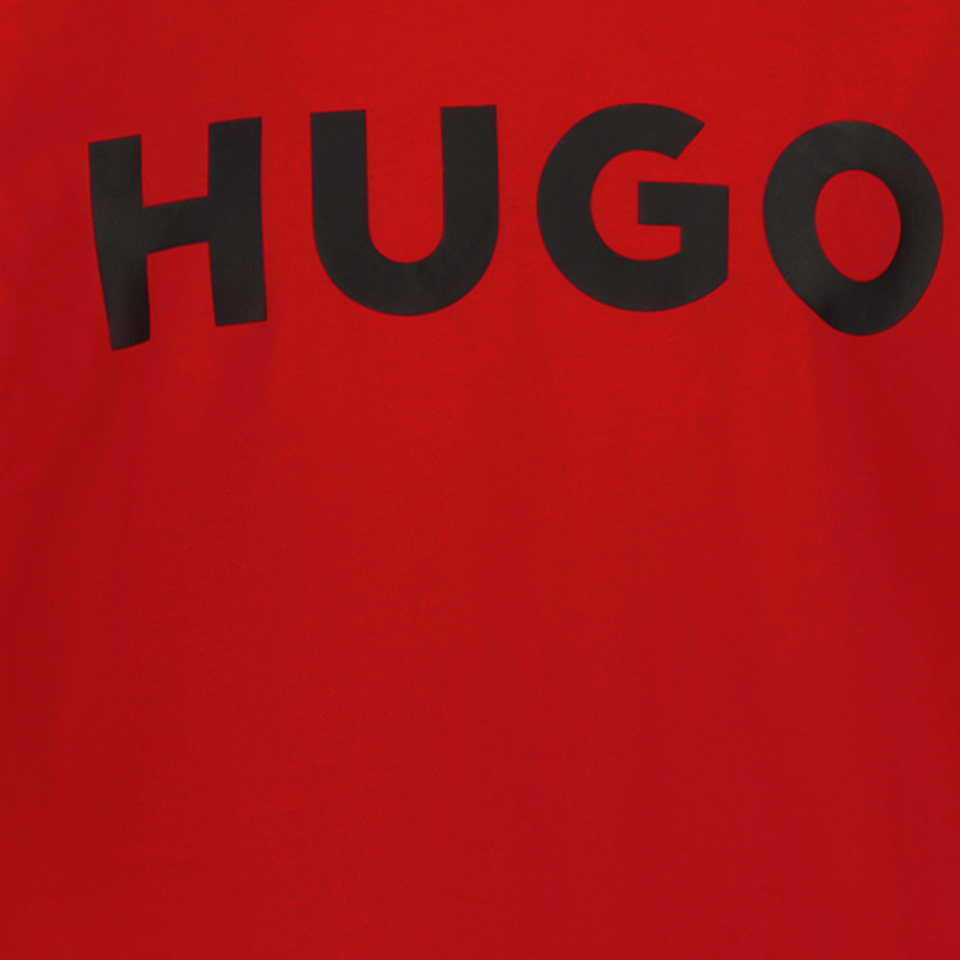 HUGO Kinder Jongens T-Shirt Rood