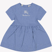 Burberry Baby Meisjes Jurk Licht Blauw