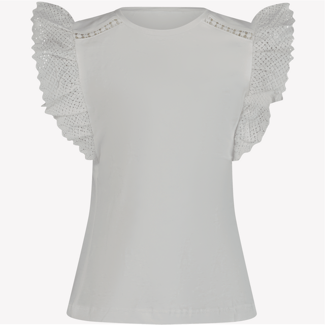 Mayoral Kinder Meisjes T-Shirt Off White 2Y