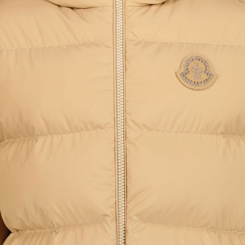 Moncler Clarita Meisjes Winterjas Beige