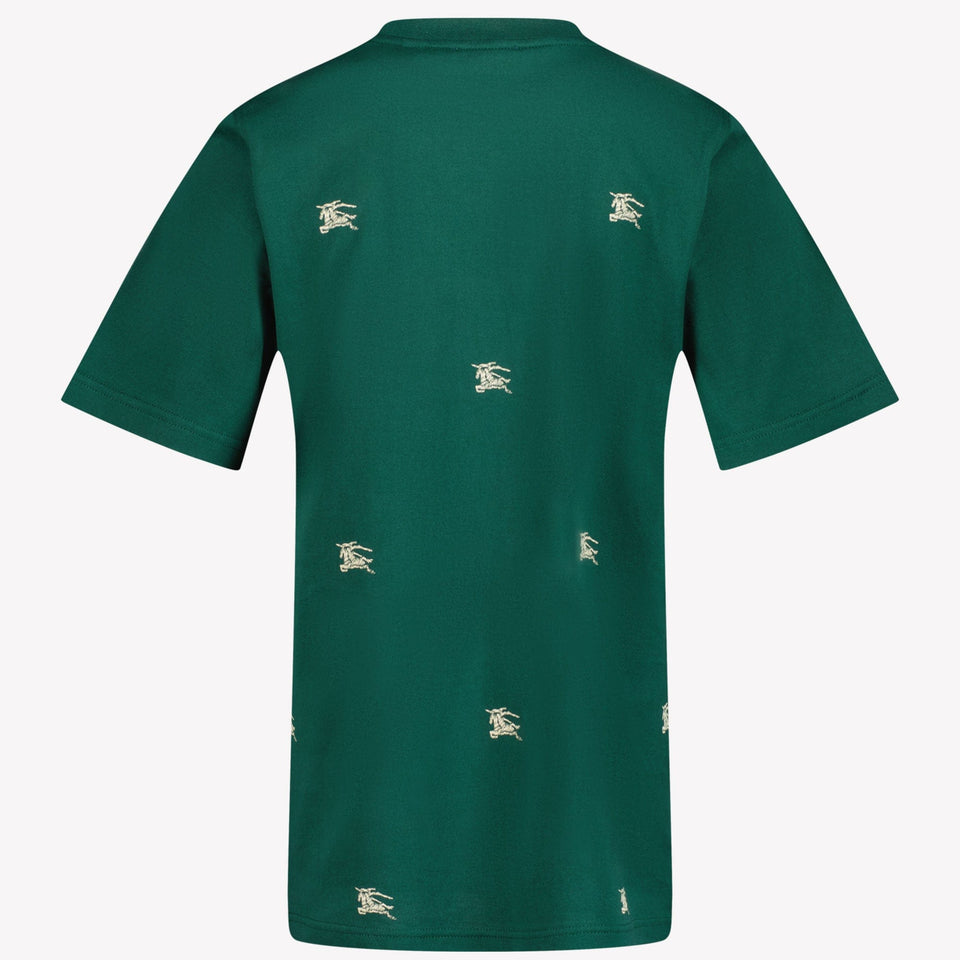 Burberry Unisex T-shirt Donker Groen