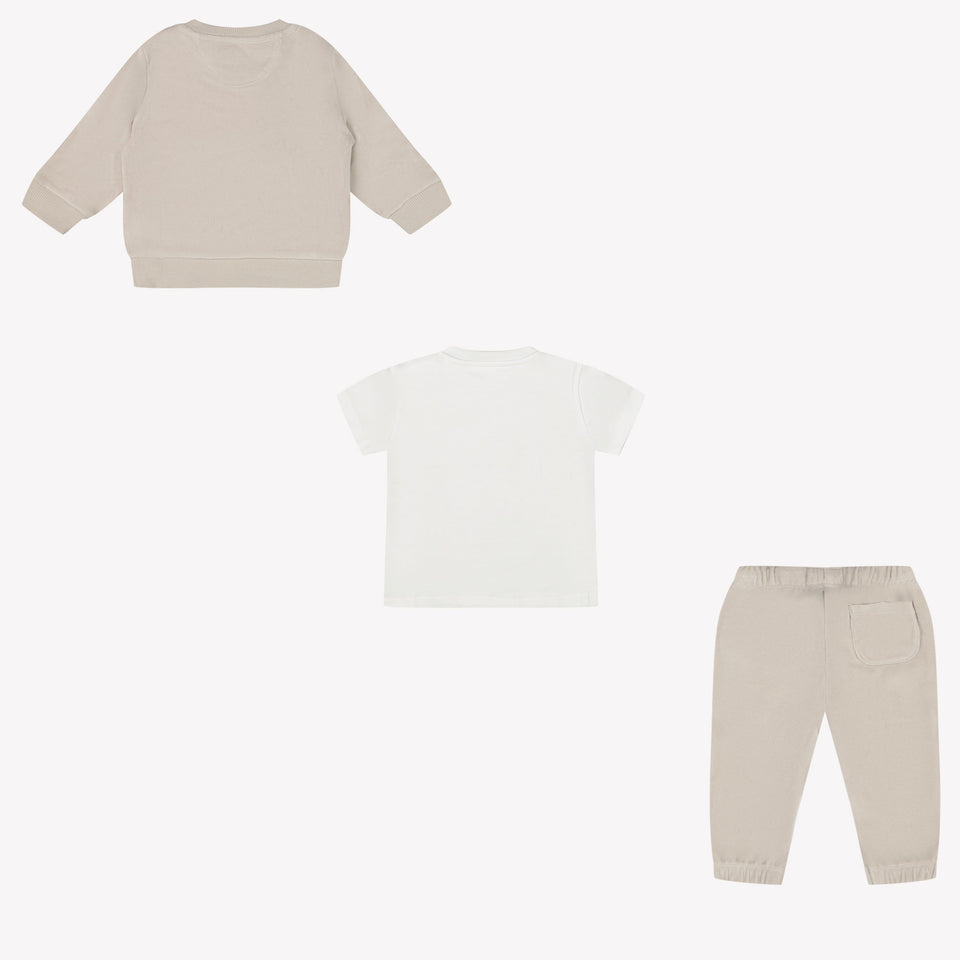 Calvin Klein Baby Unisex Setje In Licht Grijs