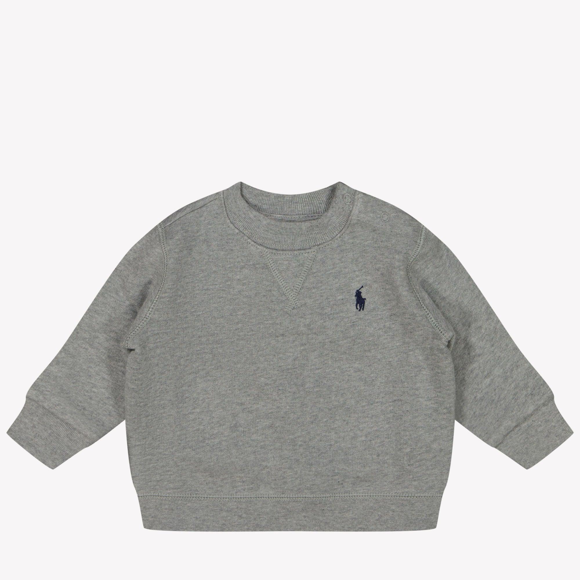 Ralph Lauren Baby Jongens Trui In Licht Grijs