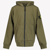 Stone Island Kinder Jongens Vest In Army