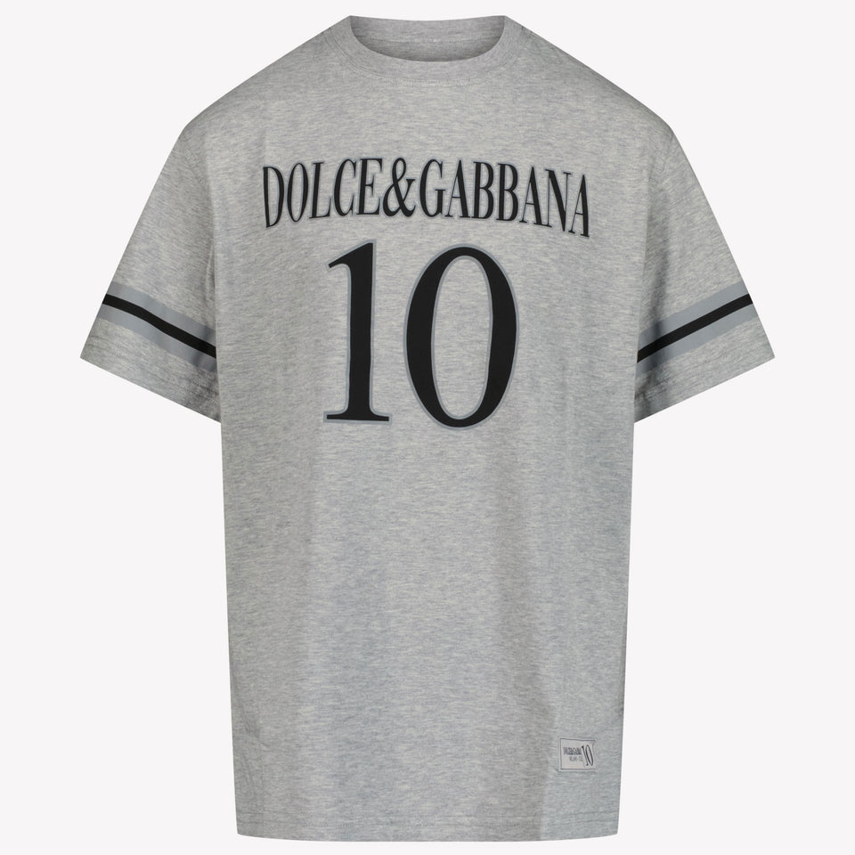 Dolce & Gabbana Kids Boys in T-Shirt Gray