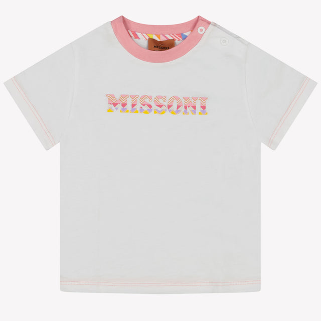 Missoni Baby Girls T-Shirt in White