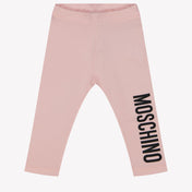 Moschino Baby Meisjes Legging Licht Roze