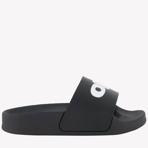 Off-White Jongens Slippers In Zwart