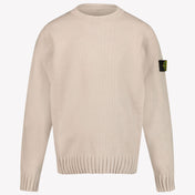 Stone Island Boys sweater Beige