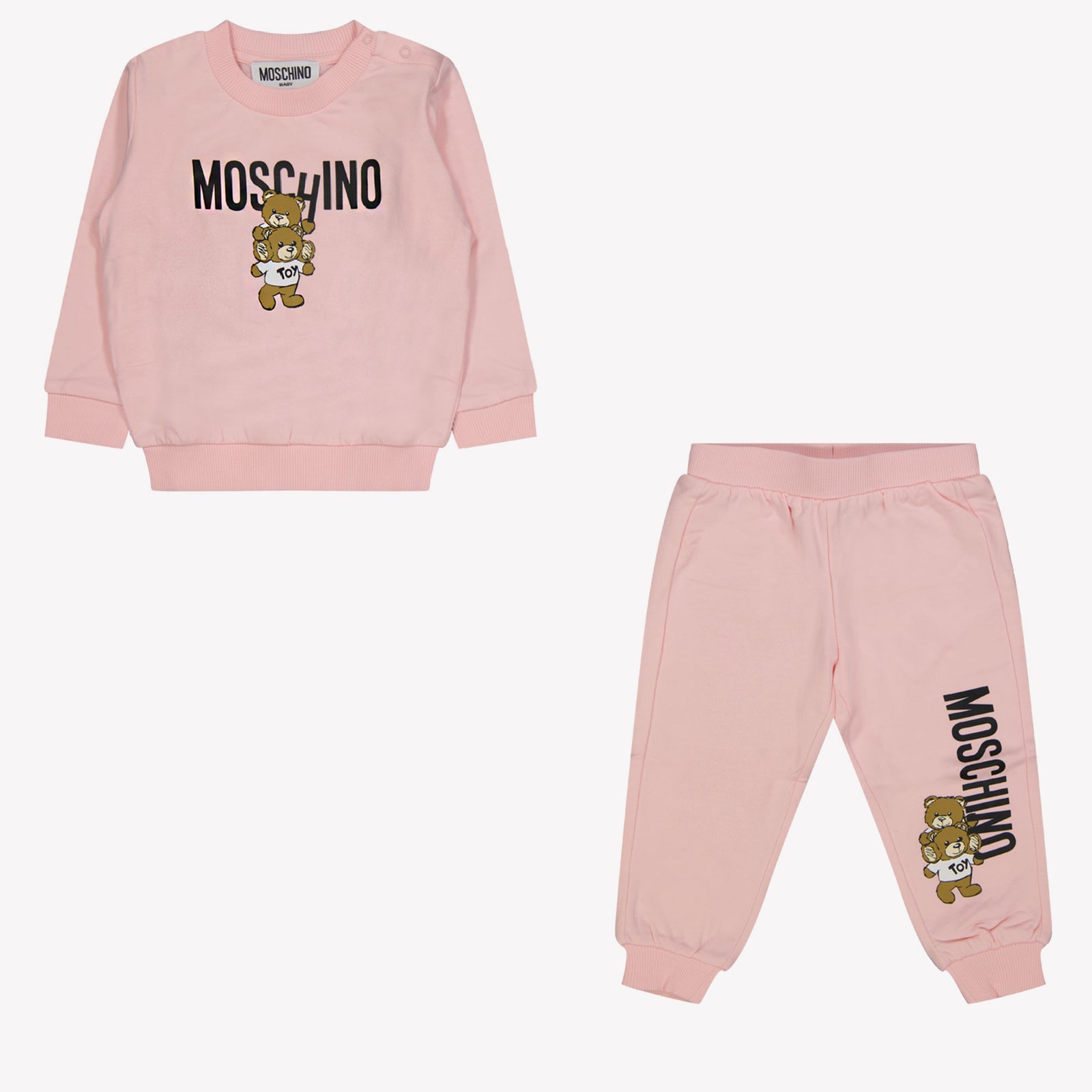 Moschino Baby unisex jogging suit Light Pink