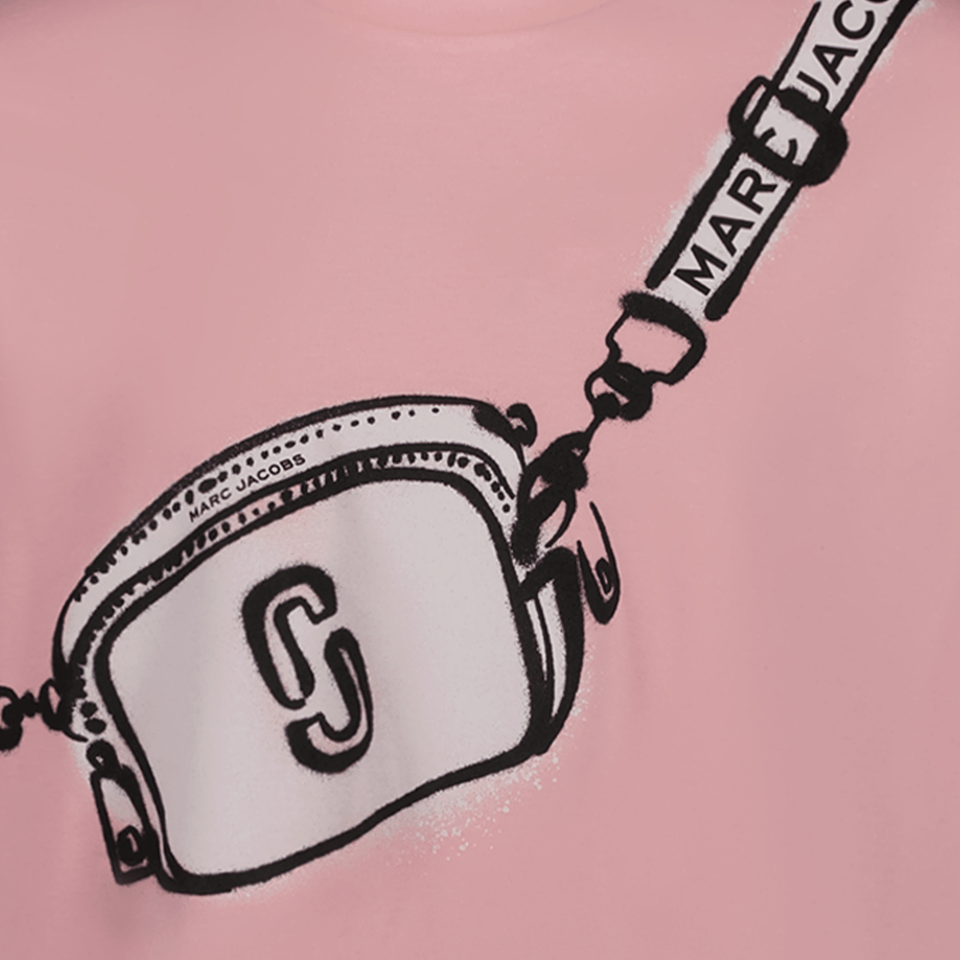 Marc Jacobs Kinder T-Shirt Licht Roze