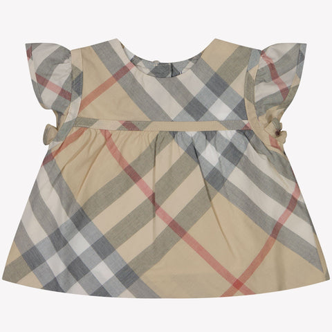 Burberry Baby Meisjes Blouse Licht Beige 6 mnd