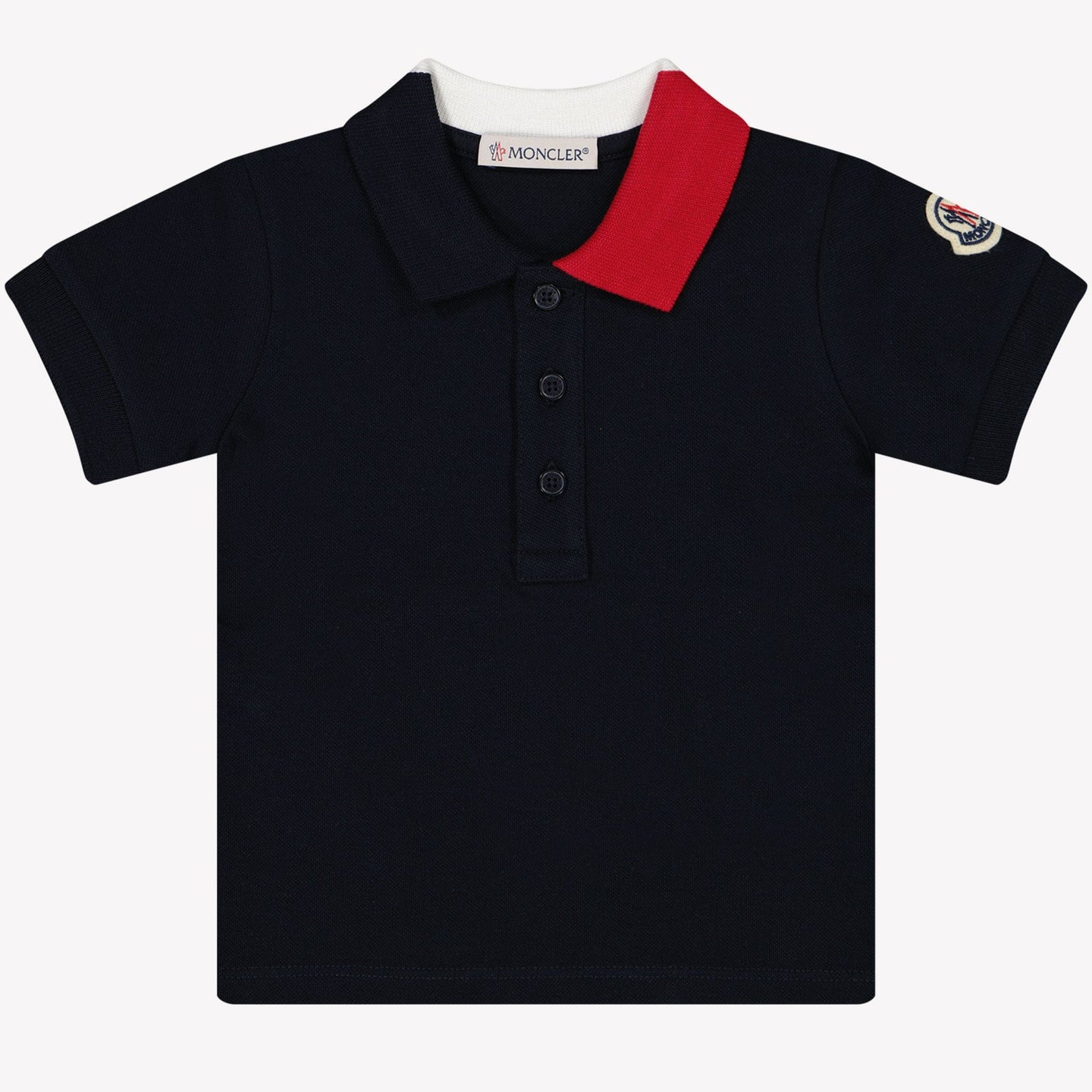 Moncler Baby Jongens Polo Navy 3/6