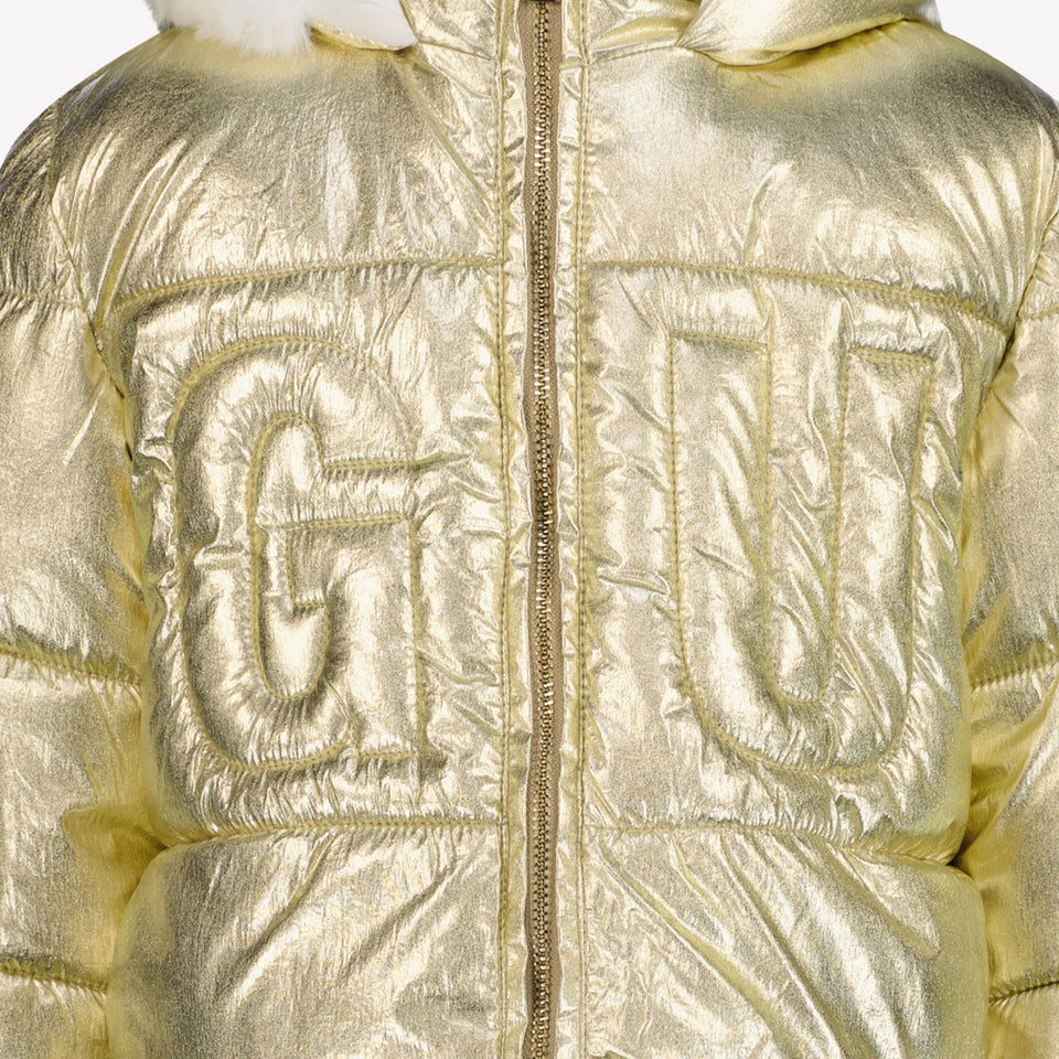 Guess Children's girls winter coat Gold