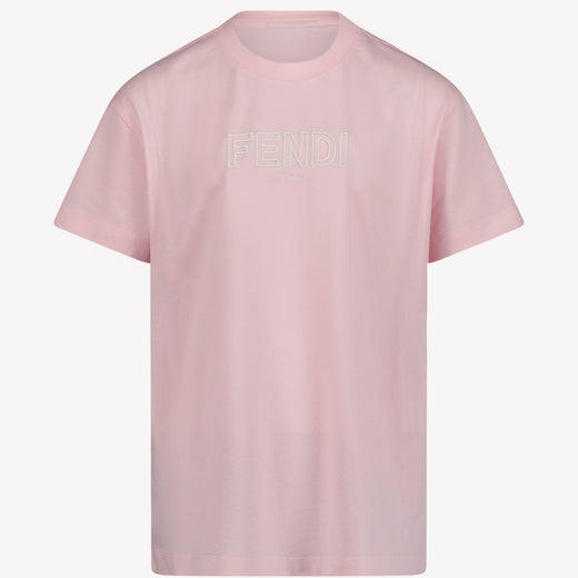 Fendi Unisex t-shirt Light Pink
