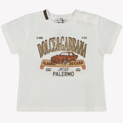 Dolce & Gabbana Baby Jongens T-shirt Off White