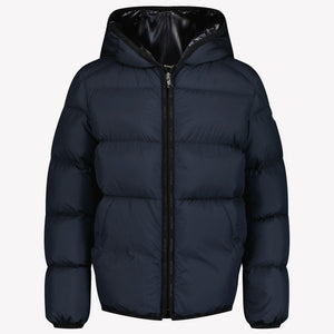 Moncler Mattan Jongens Winterjas Navy