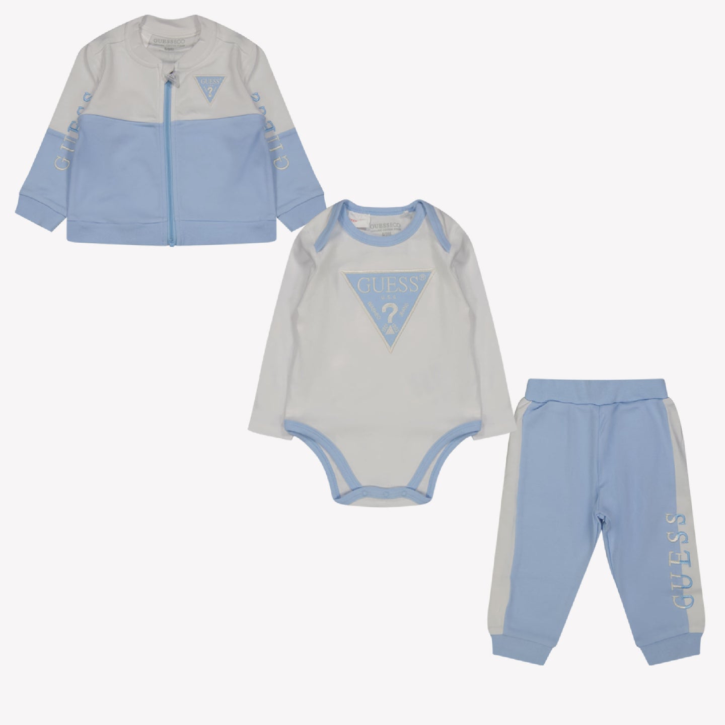 Guess Baby Jongens Joggingpak Licht Blauw