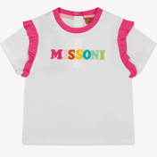 Missoni Baby Girls T-Shirt White