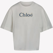 Chloé Meisjes T-shirt Off White