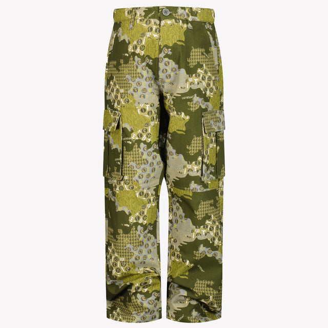 Off-White Boys Pants Army