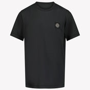 Stone Island Kinder Jongens T-Shirt In Antraciet