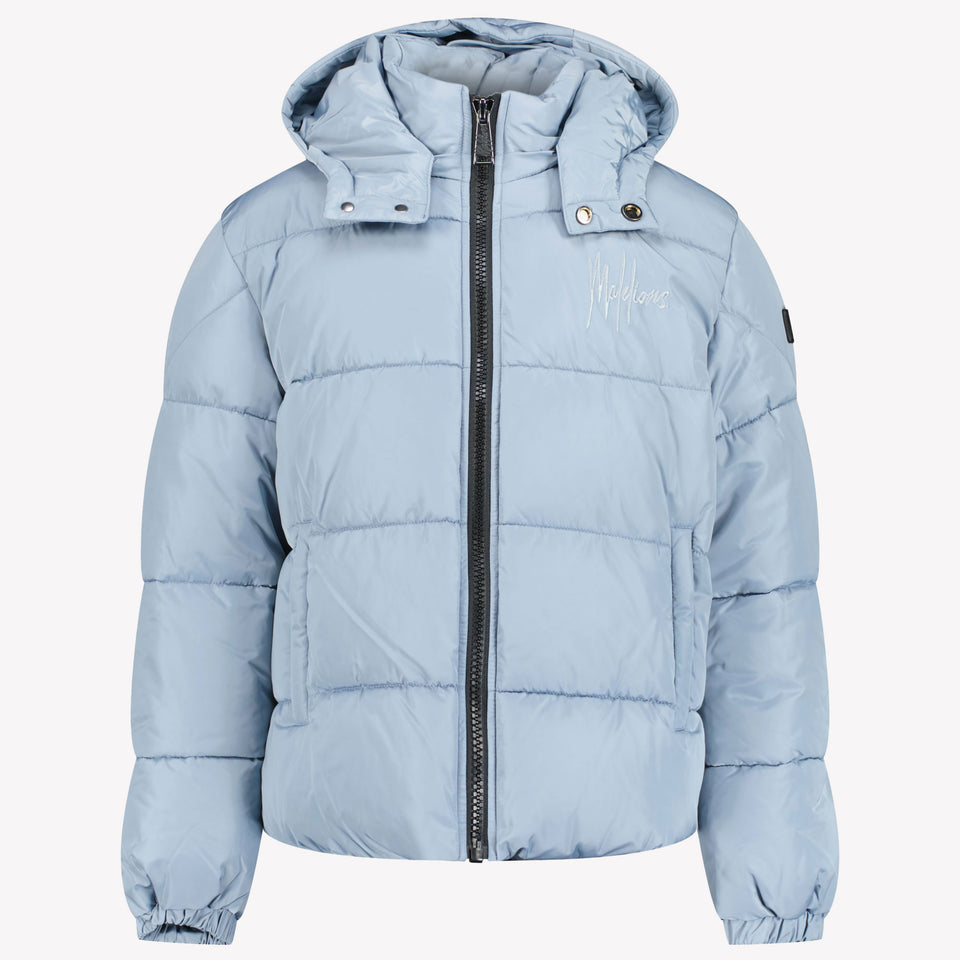 Malelions Unisex Winterjas Licht Blauw