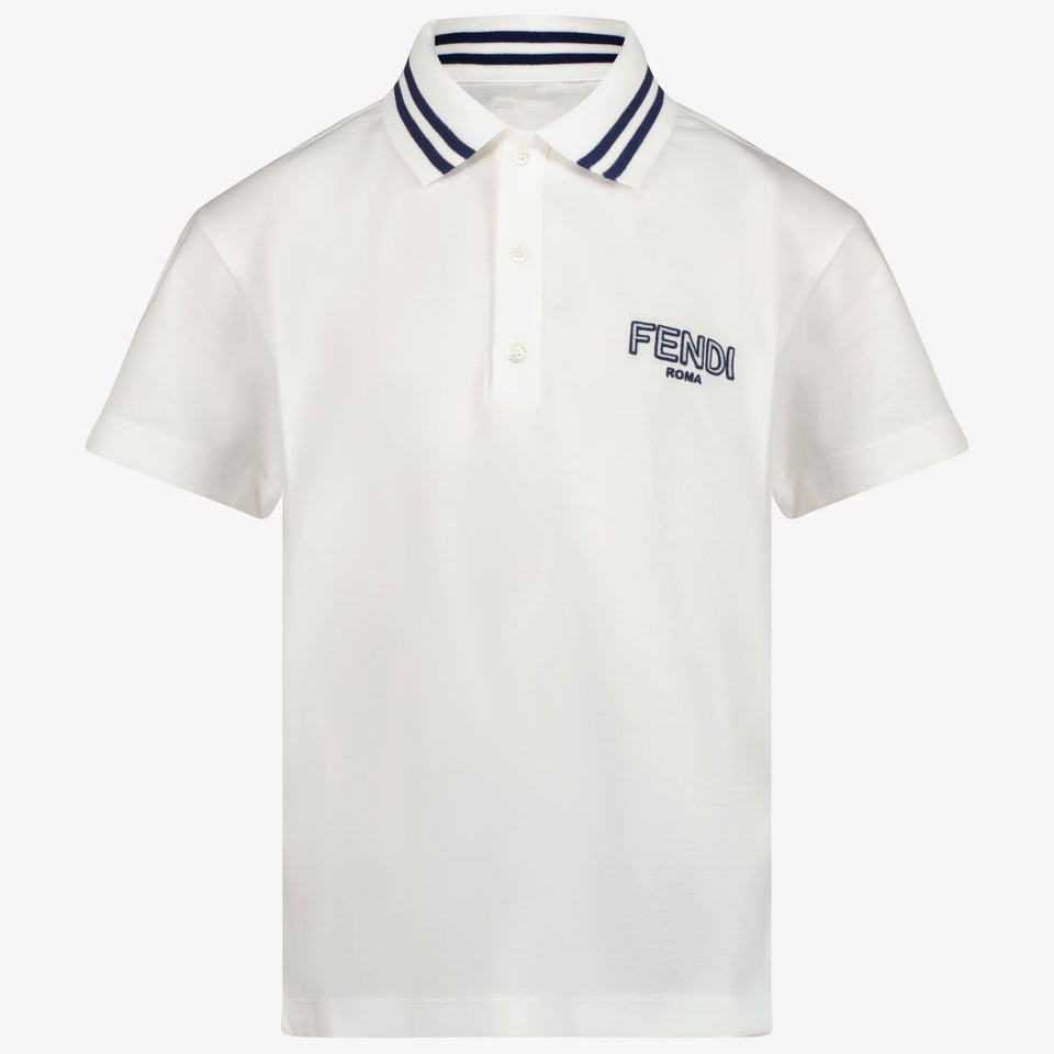 Fendi Kinder Jongens Polo In Wit