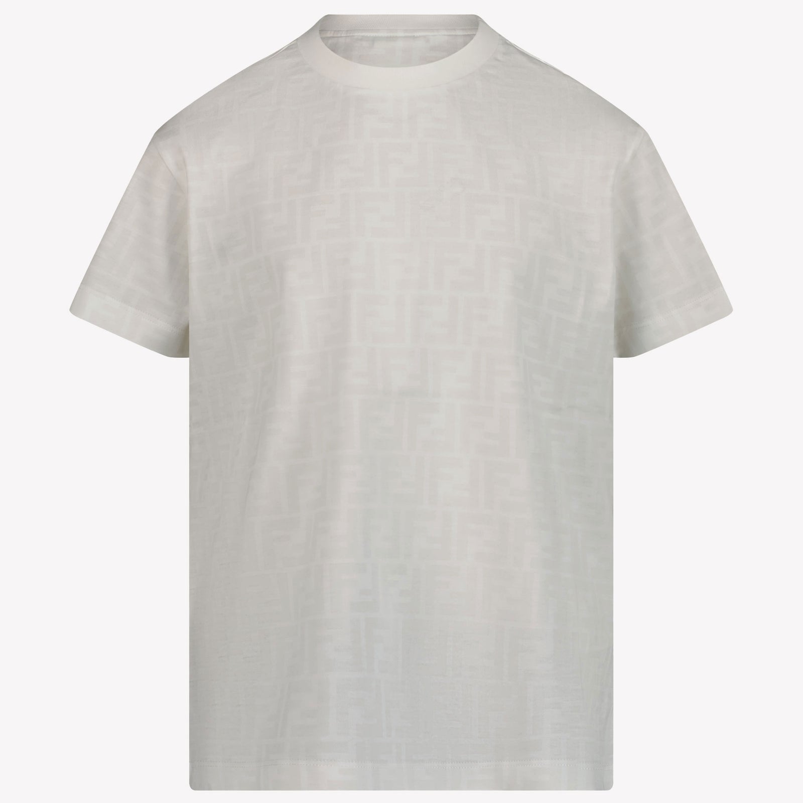 Fendi Kids Unisex T-shirt in White