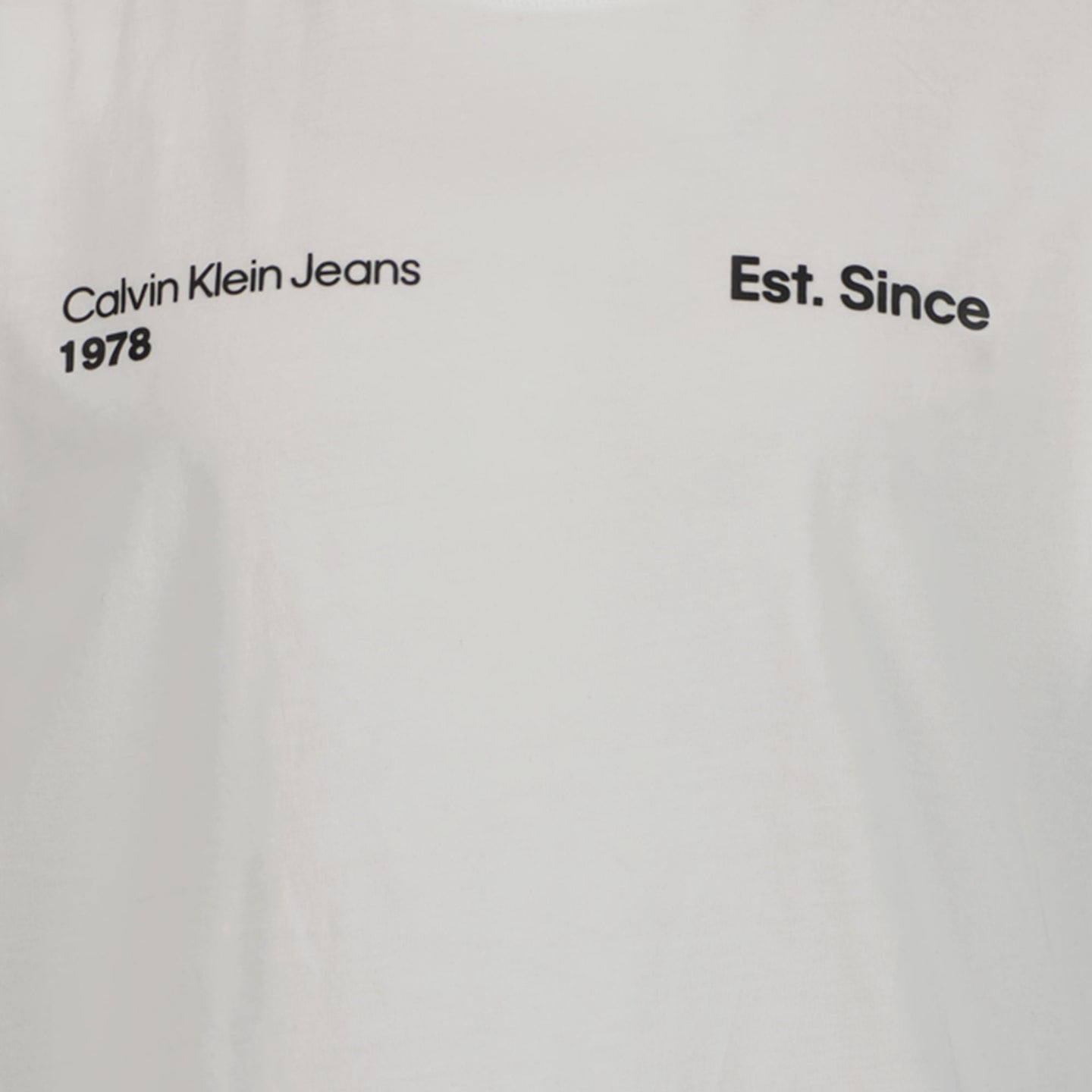 Calvin Klein Jongens T-shirt Wit 4Y