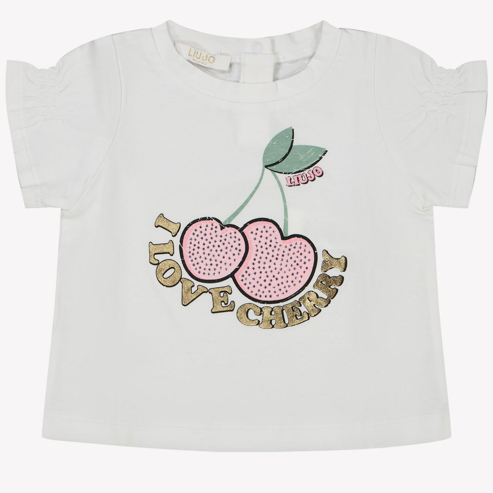 Liu Jo Baby girls t-shirt in White