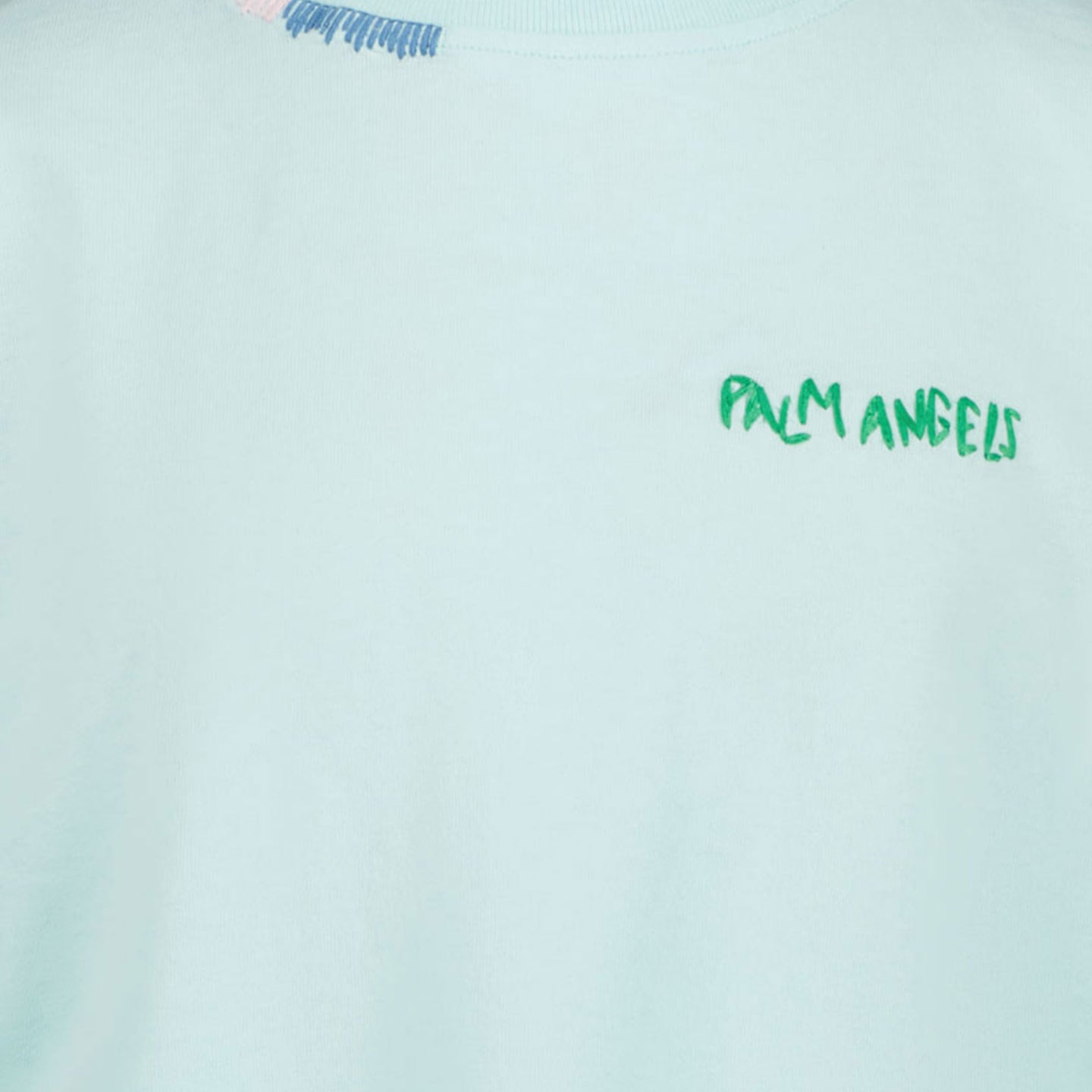 Palm Angels Children's Boys T-shirt in Turquoise