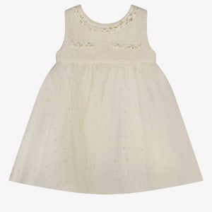 Monnalisa Baby Girls Dress Offwhite