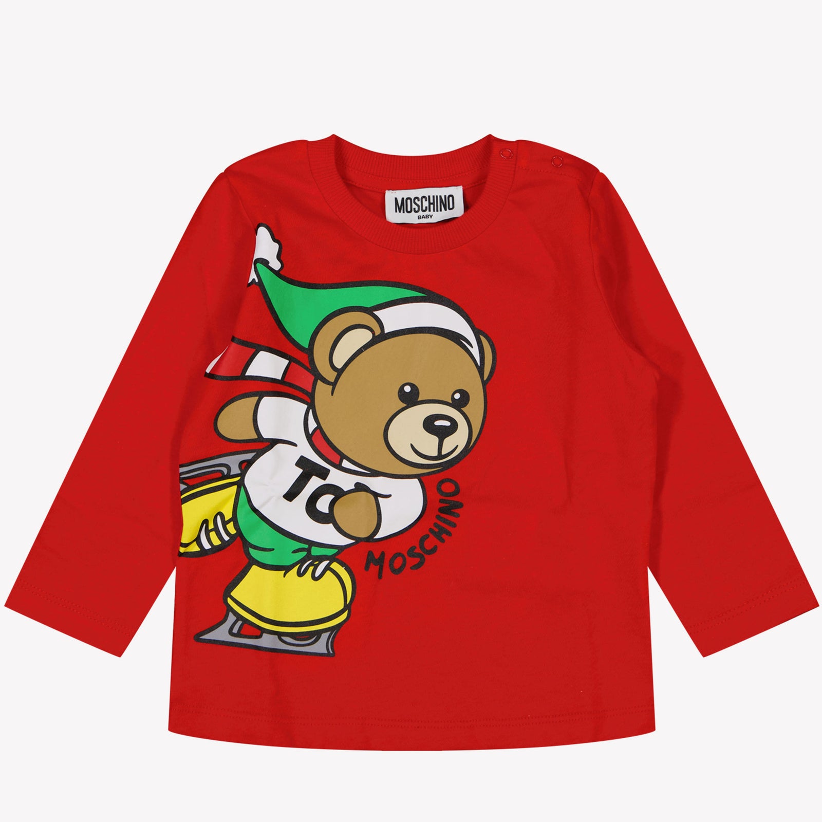 Moschino Baby Unisex T-shirt Rood
