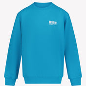 MSGM Children's Sweater Turquoise