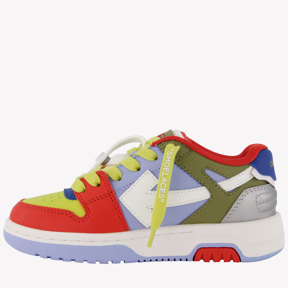 Off-White Out Of Office Jongens Sneakers Licht Blauw