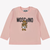 Moschino Baby Unisex T-shirt Licht Roze