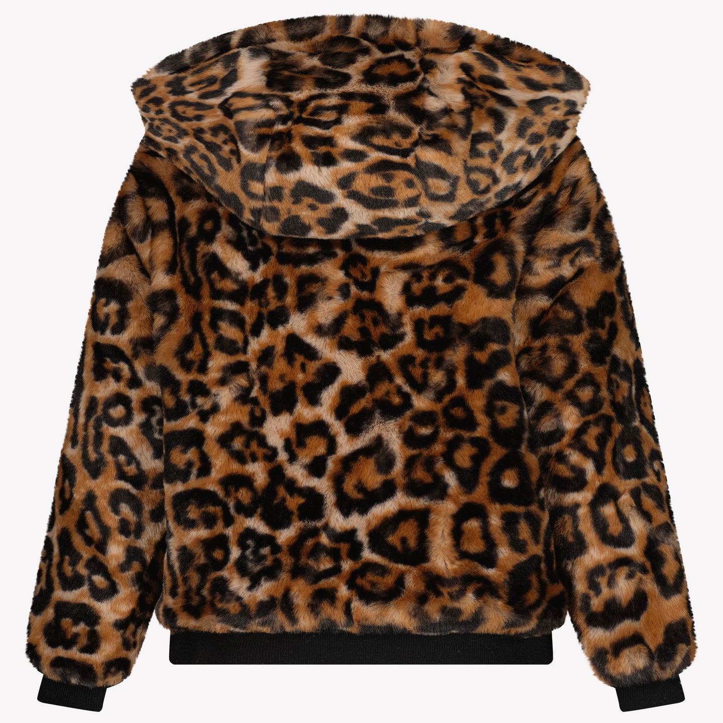 Guess Kinder Meisjes Faux Fur Jas Donker Bruin