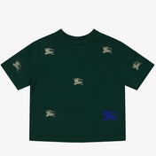 Burberry Baby Jongens T-shirt Donker Groen